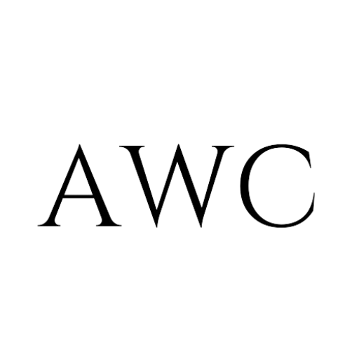 AWC Unique Design minimalistic favicon stylish elegant initials